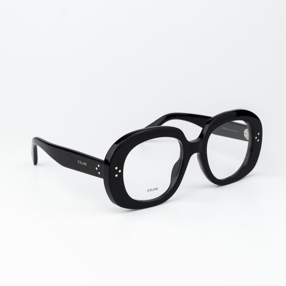 Celine 3 DOTS Women Eyeglasses Black Oval CL50162I 001 NEW AUTHENTIC - Picture 4 of 14